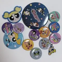 パワーパフガールズ バブルス バッジ 缶バッジ ピンバッジのサムネイル