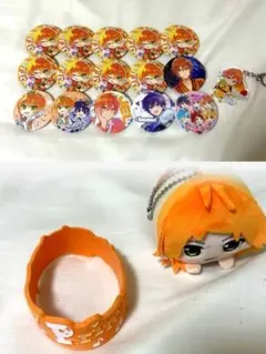 すとぷり ジェル ななもり 缶バッジ アクキー ラバーバンド もちころ セット