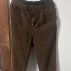 【BEAMS】B+ming ブラウン コーデュロイスラックス