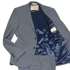 極美品 ZARA ザラ スーツ セットアップ 2B ストレッチ グレー XLのサムネイル