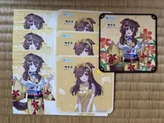 戌神ころね 2種セット ホロライブ 極楽湯コラボ缶バッジ ミニキャラver