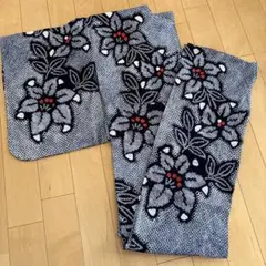 150-160 絞り染め浴衣　昭和レトロ　藍染 和装　しぼり染め　ゆかた夏着物