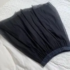 美品☆ナチュラルビューティーベーシック☆チュールスカート