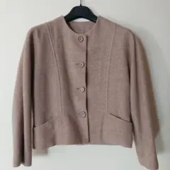 Jun ashida ノーカラージャケット　アルパカ