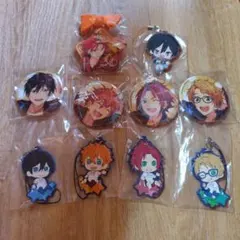 あんさんぶるスターズ！ストラップ＆缶バッジ 10個セット（一番くじ、アニメイト）