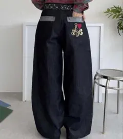 美品 sedacle フロントタックリジットデニム　Lのサムネイル