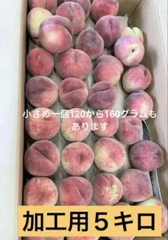 桃 加工用 5キロのサムネイル