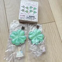 サンリオ シークレットヘアクリップ フォレストレース クローバー 2種セットのサムネイル