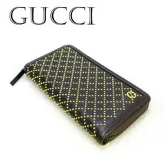 ✨美品✨GUCCI ディアマンテ スタッズ ラウンドファスナー 長財布のサムネイル