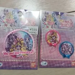 キミとアイドルプリキュア 2wayステッカーワッペン2種セット