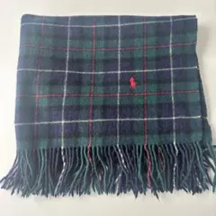 【新品未使用】ラルフローレン　膝掛け 新品未使用 ラルフローレン ブランケット 膝掛け コットン