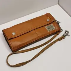 ★PORTER ポーター フリースタイル 長財布 キャメル ダメージ品 ジャンク