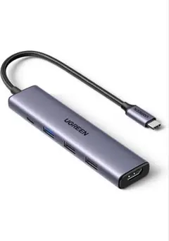 UGREEN USB TYPE-C ハブ 5in1（箱なし）