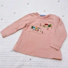 ファミリア　トレーナー　ピンク　100