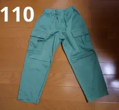 BeBe カーゴパンツ　ズボン　ボトムス　110 カーキ　長ズボン