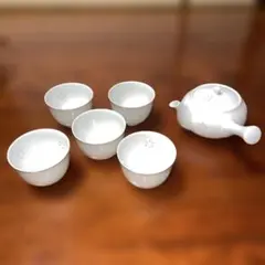 高級有田焼 ほたる花.雪 急須1と湯呑み5個セット