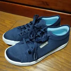 中古 23.5cm Reebok memory tech NAVY