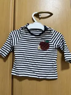 ストライプ柄長袖Tシャツ 95cm