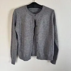 SHEIN グレー ボタン付きカーディガン