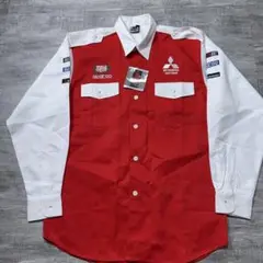 新品 当時物 三菱ラリーアート RALLI ART 長袖シャツ ピットシャツ