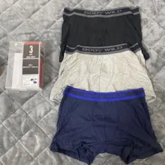 LL新品3枚ボクサーパンツボディワイルドBODY WILDボクサーブリーフ