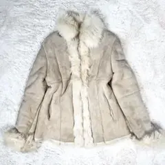 ロートレアモン ムートン コート ジャケット ファー レザー リアル 毛皮