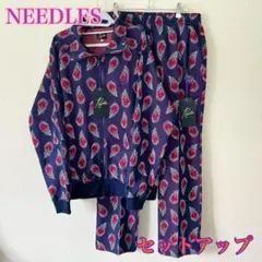 美品✨NEEDLES 総柄　セットアップ　フェザー　ジャケット　トラックパンツのサムネイル