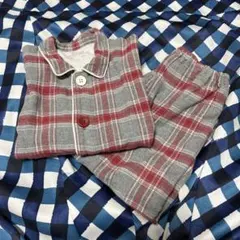 無印良品 パジャマ グレー×チェック