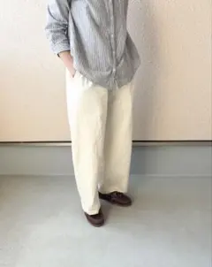 極太90s マリテフランソワジルボー ホワイトバギーデニムショート