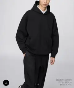 未使用スウェットオーバーサイズプルパーカ　Sサイズ