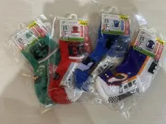 鉄道シリーズ キッズ靴下 12-16cm 4足セット