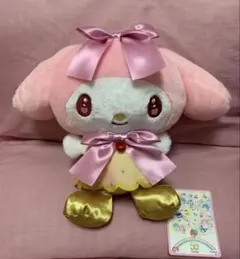 マイメロディ マイメロサンリオキャラクターズ いちご新聞50周年BIGぬいぐるみ