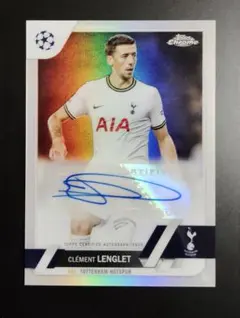 topps クレマン・ラングレ 直筆サイン auto TOTTENHAM CL