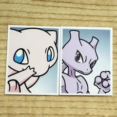 【韓国限定】ポケモン 証明写真 ステッカー ミュウ＆ミュウツー　vol.3 韓国限定】ポケモン 証明写真 ステッカー ミュウ＆ミュウツー vol.3