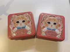 モロゾフ ショコラな猫 甘えんぼうのリン 空き缶
