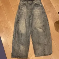 L2090 ステッチバルーンデニム M（lightgreen 地底人ONLINE - メルカリ