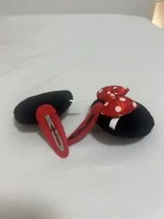 ミニーマウス カチューシャ 耳 リボン
