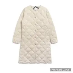 タイムセール！taion CITY LINE アイボリー ロングダウンコート