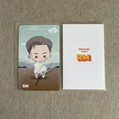 BTS butter メッセージカード RM ナムジュン ナム