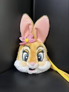 ディズニー ミスバニー パスケース ショルダー付き ぬいぐるみ風
