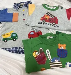 ミキハウス　HOT BISCUITS DOUBLE.B 長袖　フリースまとめ売り