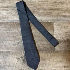 GUCCI グッチ ネクタイ ダークグレー ジャガード GG柄 シルク