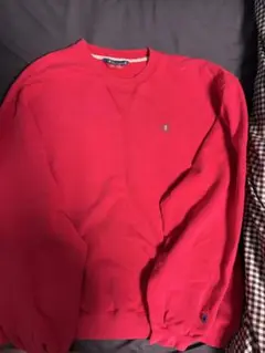 Champion レッド スウェット90s ビンテージ 三角タグ スウェット