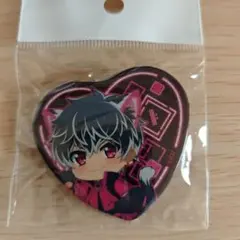 アイナナ ナンジャタウンコラボ 8周年 ハート型缶バッジ 百 2点セット