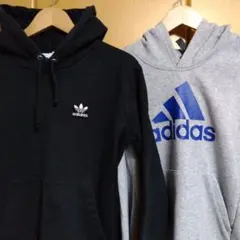 2セット アディダス スウェットパーカー