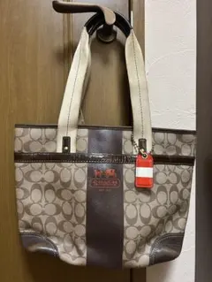 Coach トートバッグ ベージュ/ブラウン