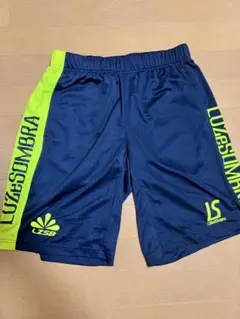 LUZ e SOMBRA ハーフパンツLサイズ ネイビー/蛍光イエロー