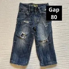 ダメージ加工ジーンズ　Gap 80cm