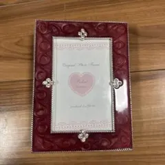 装飾的レッドフォトフレーム アルバム