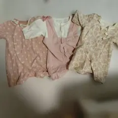 ロンパース（50-60サイズ）３枚セット